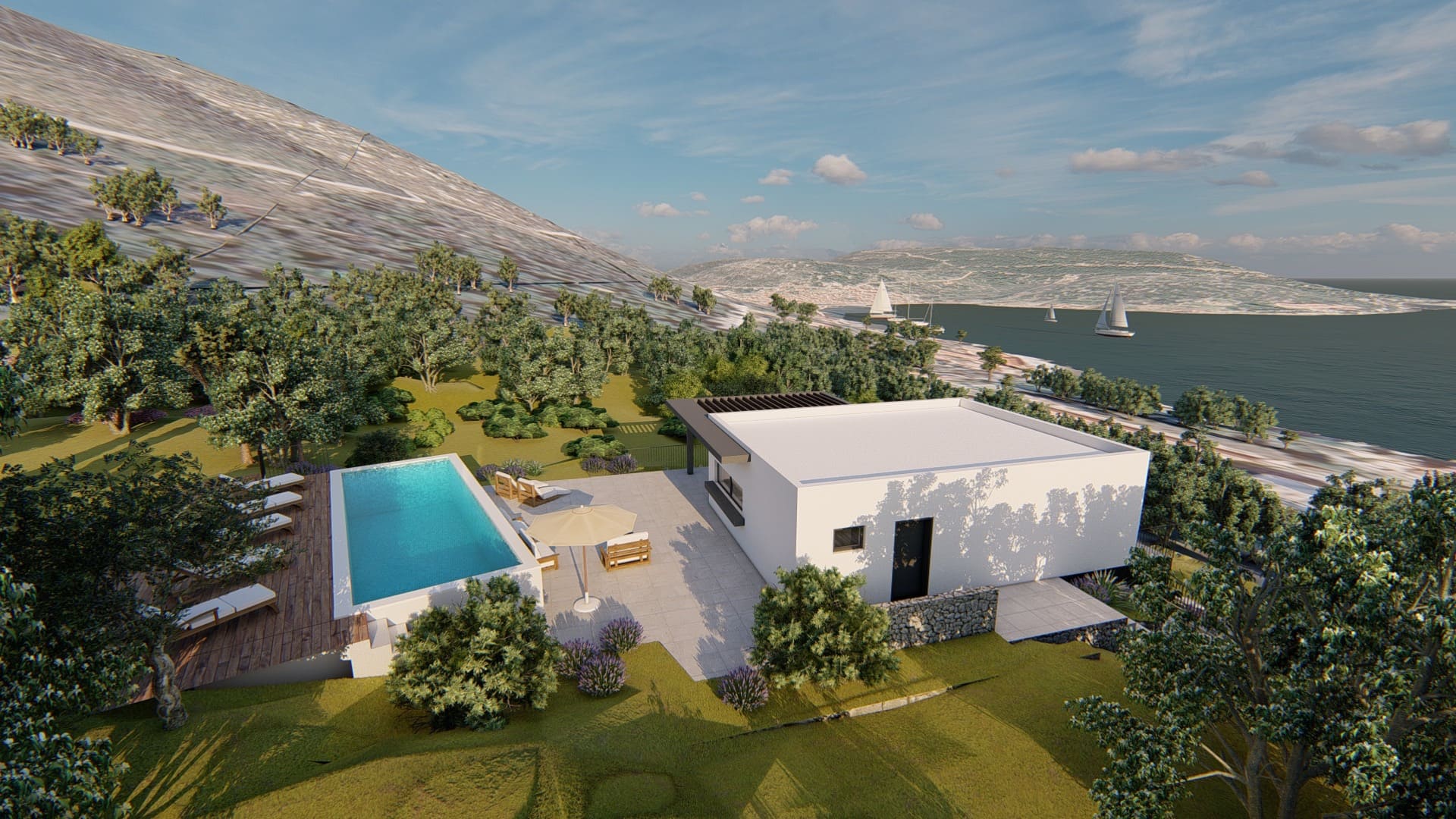 Villa GO, Vis - Smart Design